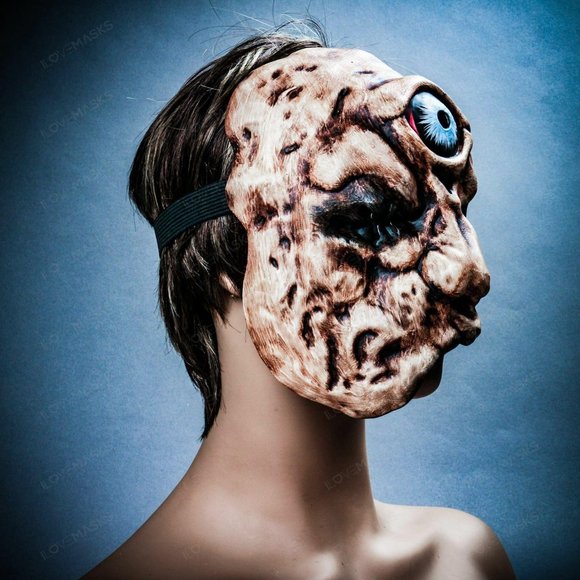 Halloween Realistic Horror Monster One-Eye Mask - Picture 5 of 8